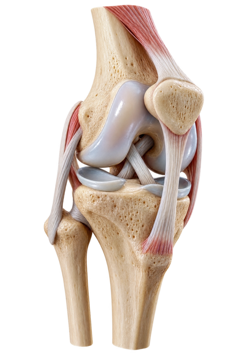 Anatomiczny model 3D stawu kolanowego